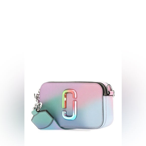 NWOT Marc Jacobs Snapshot Airbrush Ombré Leather Crossbody Handbag - Picture 1 of 17